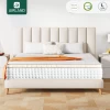 Korean Soft Bed Frame And Sleep Mattress Set Price Rolled Up Spring Queen Orthopedic Double Bed With Mattress