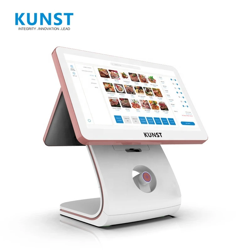 KUNST Custom OEM 11.6 Inch With 58mm Printer Single Screen Windows10 Pos System Cash Register Touch Screen Cashier