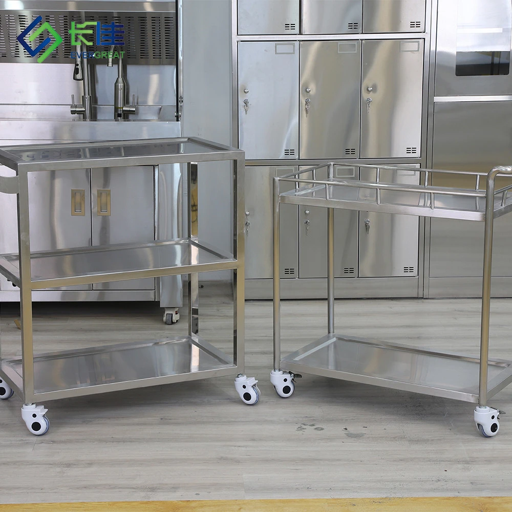 Lab Furniture Laboratory Equipment Stainless Steel Work Table with Wheels