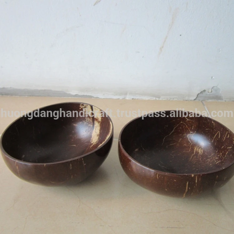 Lacquered Coconut Shell Snack Bowl - Royal Gold