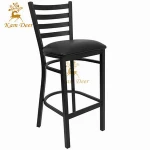 Ladder Back Restaurant Furniture Barstool Chair