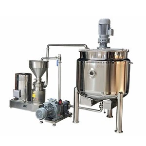 Large sale ss304 food grade top quality liquid syrup hand washing paste jam production line mixing tank