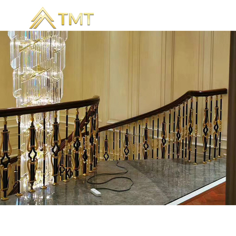Buy Laser Cut Indoor Stainless Steel Stair Railing from Foshan Best ...