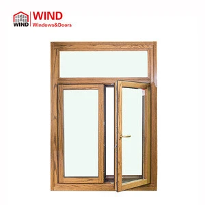 Latest Design Manufacturer American Style Solid Wood Windows
