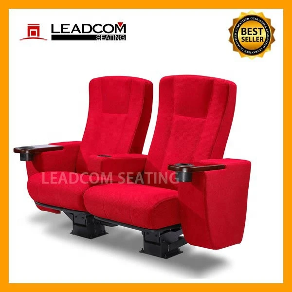 LEADCOM luxury designed leather upholstery cinema chair Movie theater chair