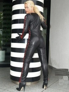 leather catsuit