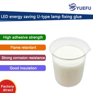 LED energy saving U-type lamp fixing glue