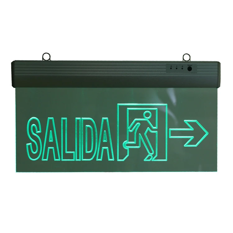 led rechargeable emergency light exit sign light