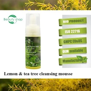 Lemon organic face toner tea tree toner face best skin whitening and firming face toner oem