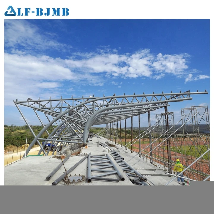 LF Customer Oriented light steel structure project node bolt ball pace frame shed