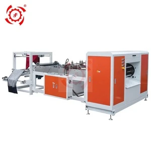 LIFENG BRAND BML700 Double Lines Plastic Trash Garbage Rolling Bag Making Machine For Sale