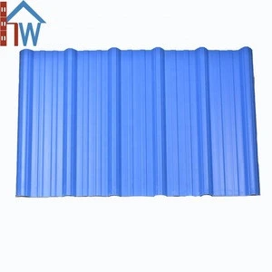 Lightweight roofing materials color-lasting soundproof pvc plastic roof tile