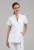 Import lightweight spa tops shirts clothes clothing apparel garment manufacture stretch fitness workwear spa uniform for women from China