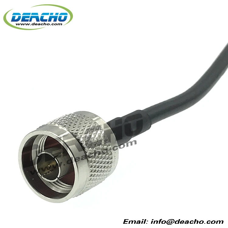 LMR-200 flexible cable assemblies in wireless communication 1m n male connector jumper cable