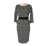 Long sleeves fashion office ladies spring autumn dress woman career dress