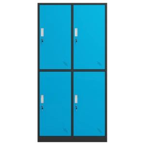 Low Moq Metal 4 Door School Hostel Steel Cabinet Locker Metal Lockers For Hostels