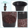 Low Price Customize Brown Tall Metal Floor Vase