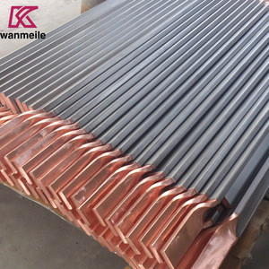 Low price Titanium clad copper rectangular bar for anode