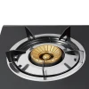 LPG  glass cooktop 3 burner gas stove brass+ Infrared