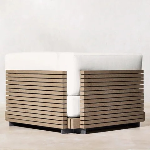 Buy Luxury Hotel Outdoor Teak Sofa Outdoor Garden Furniture Hotel