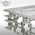 Import luxury marble coffee table with Square multi-structure stainless steel base  coffee table from China