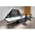 Import Luxury MDF white high gloss paint L shaped office desk from China