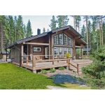 Luxury prefabricated building prefab wood resort house with window
