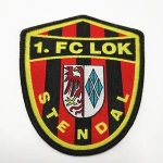 machine custom label iron on woven patch