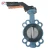 Import Manual Cast Iron Handle Soft Seal Wafer Butterfly Valve from China