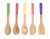 Manufactory Wholesale Bamboo Cooking Utensils With Silicon Handle