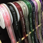 Manufacturers spot wholesale packaging material flowers bouquet gift packaging ribbon ribbon ribbon