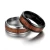 Import Manufacturers wholesale hot sale stainless steel jewelry wood grain titanium steel ring from China