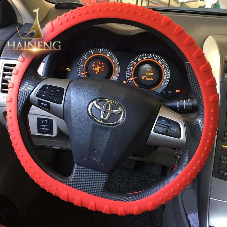 Massage feeling silicone car steering wheel cover special pattern hot sale steering wheel cover