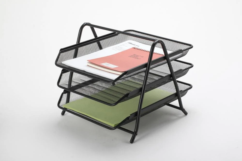 Mesh 3-Tier File Tray/Document Tray/Letter Tray