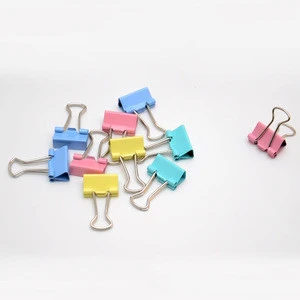 Metal Binder Clips Mixed Color Notes Letter Long Tail Clip Office Supplies Binding Securing Clip 1510 Series For Office