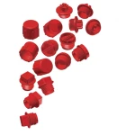 Metric NPT UNF BSP SAE Screw plastic threaded plug for hydraulic mechanical pipe fittings