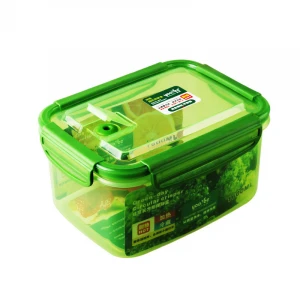 Microwave Safe Fresh Food Storage Container Lock Airtight Plastic Food Crisper Lunch Bento Box with Lid