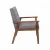 Import Mid-Century Living Room Chair Retro Modern Fabric Upholstered Wooden Lounge Chair from China