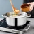 Import mirror polishing 10 pcs stainless steel induction soup pot cookware set from China