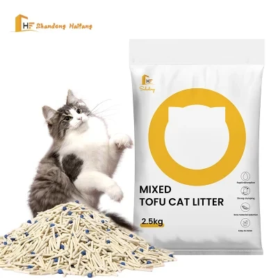 Mixed Cat Litter Tofu Cat Litter Unscented Ultra Absorbent Dust-Free Bentonite