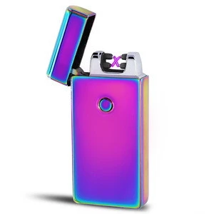 MLT105 Hot Selling Classic Rechargeable Electric Plasma Lighter X Beam Double Arc Usb Cigarette Lighter