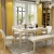 Import moden marble dining table with wooden dining chair set for dining room from China