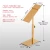 Import Modern gold polished metal height adjustable shoe display stand from China