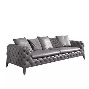 Modern living room leather sofas design furniture Windsor sofa