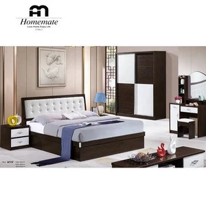 Modern luxury bed bedroom furniture upholstery bedroom sets