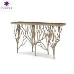 Modern Narrow Console Table Hallway Table European Style Antique Entryway Table
