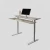 Import Modern office table height adjustable electric manual steel metal leg computer motorized standing desk frame desk accessories from China