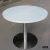 Import Modern Round Artificial Stone Marble Top Solid Surface Restaurant Dining Table And Chairs from China