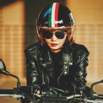 MOTOWOLF Classic Retro Motorcycle Helmet Abs Half Face Helmet Vintage With High Quality Anti Fog