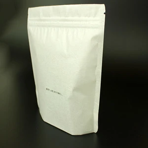 Multi-color Green/Yellow/Red/White Zip Lock Bags Pouch for Coffee Powder Tea Bulk Food Storage  Bag